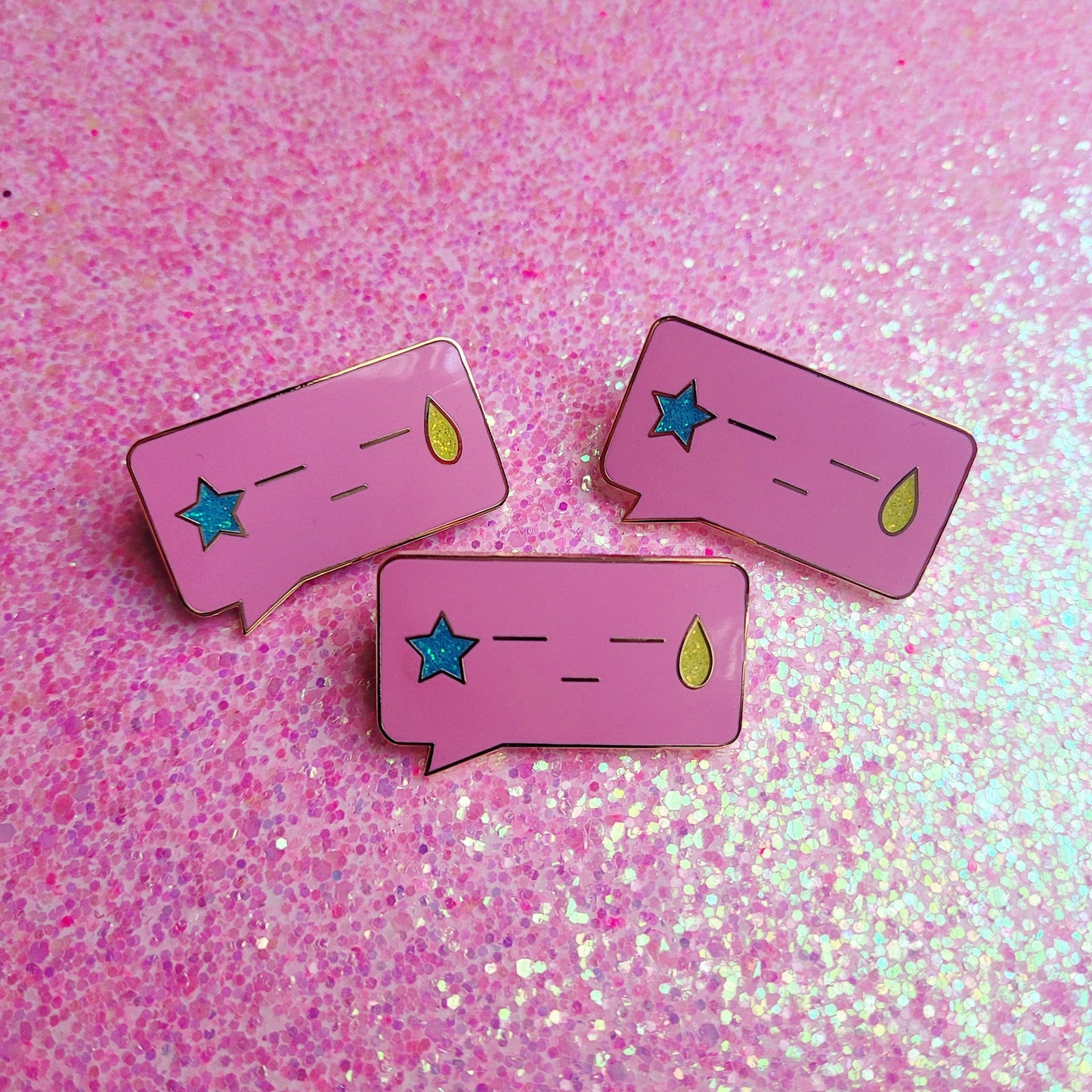 Hisoka Text Pin