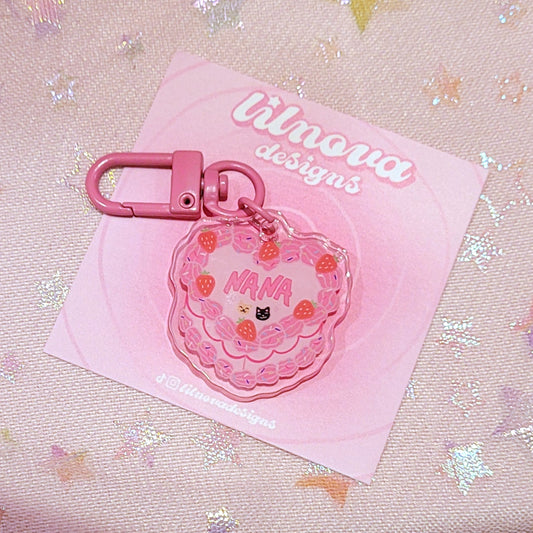 Nana cake keychain