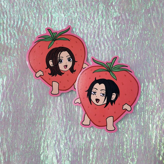 Nana strawberry stickers