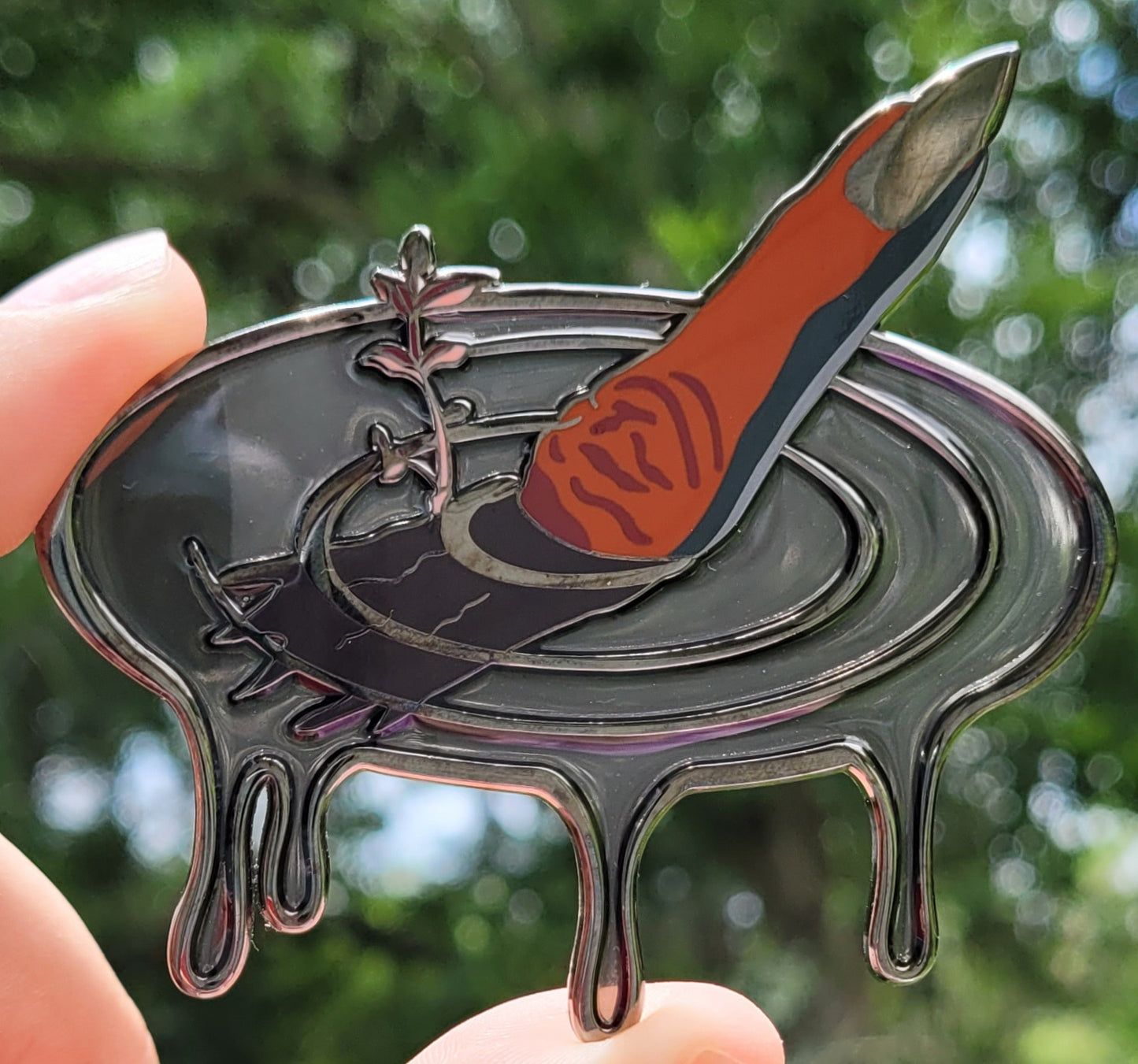 Sukuna finger pin- black