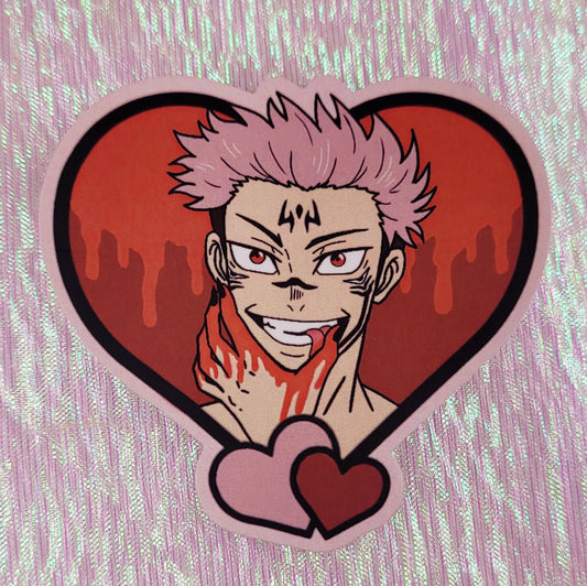 Sukuna heart stickers