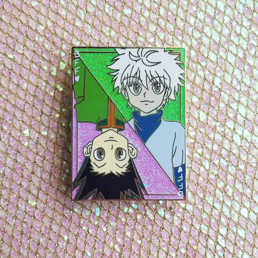 Bff Card Pin- Glitter Variant