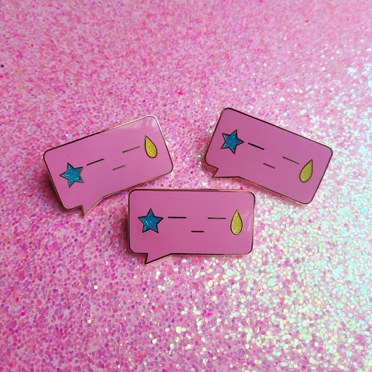 Hisoka Text Pin