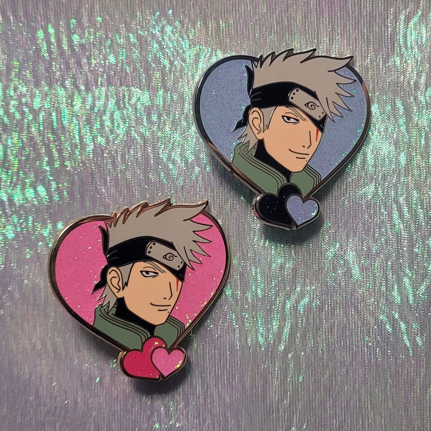 Maskless Kakashi Heart (EYES OPEN)