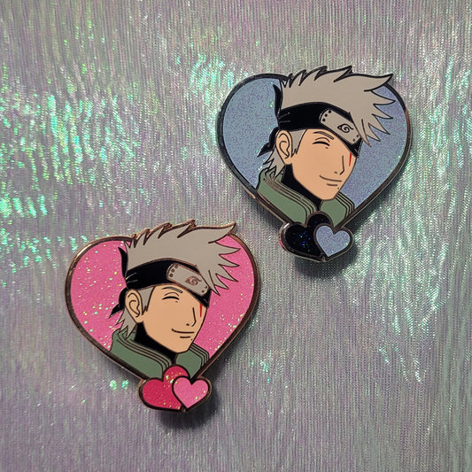 Maskless Kakashi Heart (EYES CLOSED)